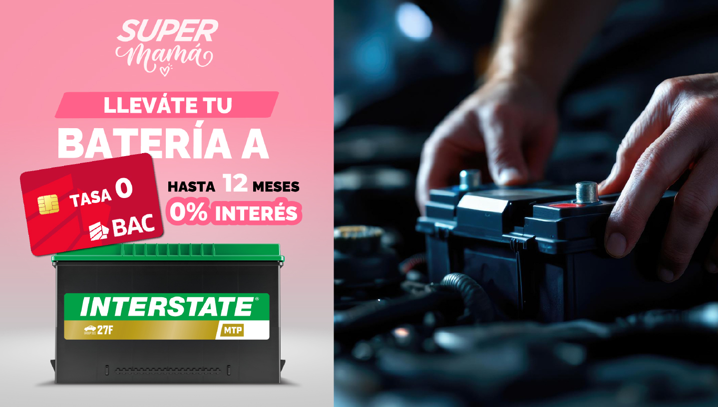 Baterías Interstate a tasa 0 hasta 12 meses con BAC imagen